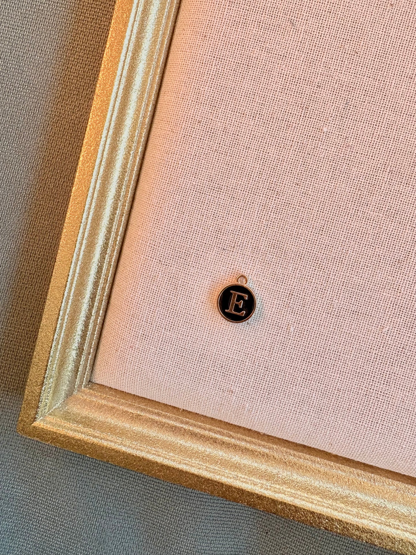 Mini Colored Initial Charm