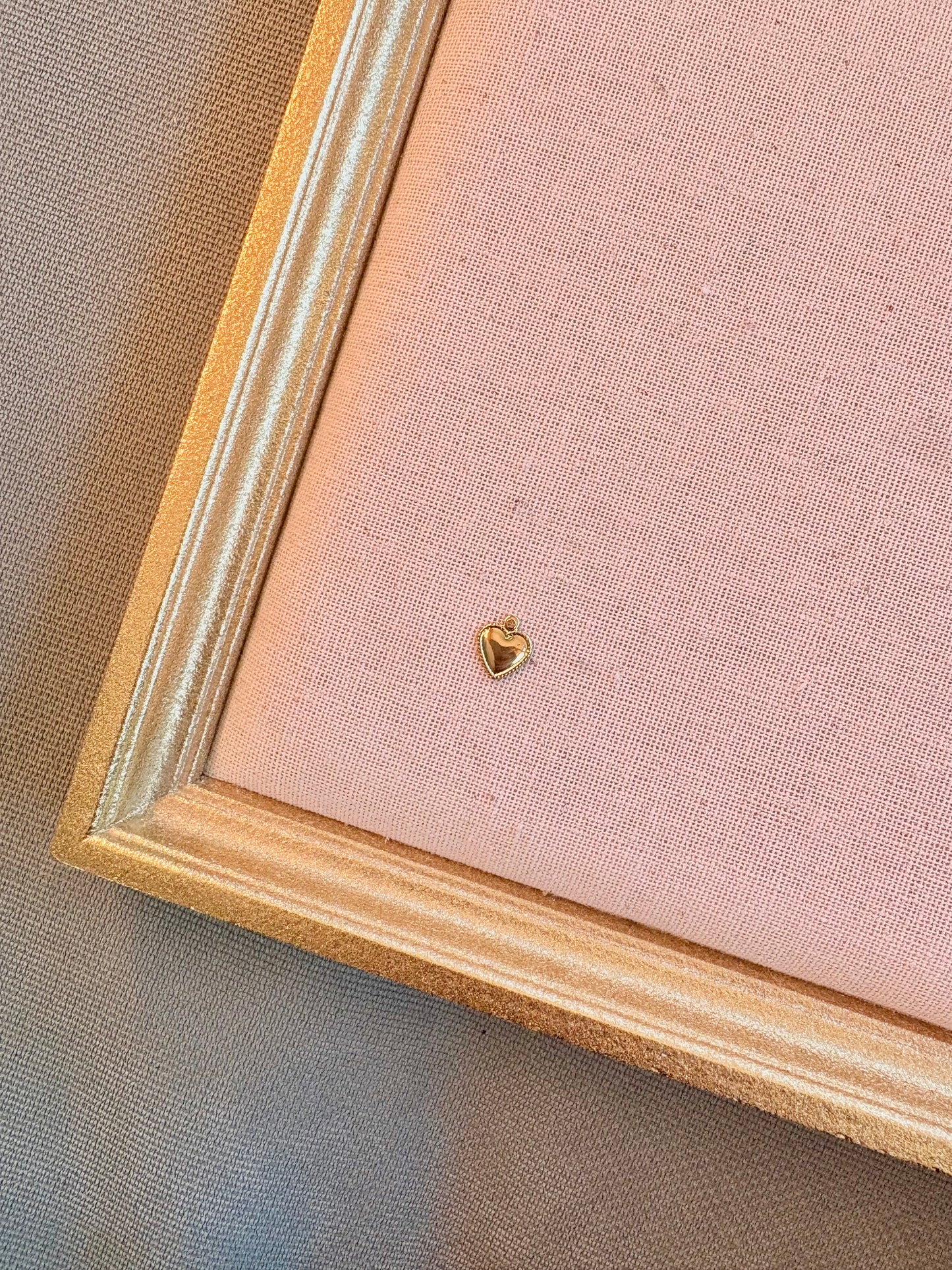 Mini Gold Heart Charm