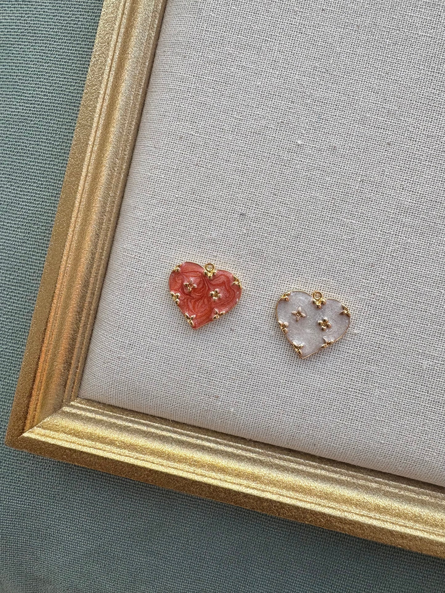 Halo Heart Charms