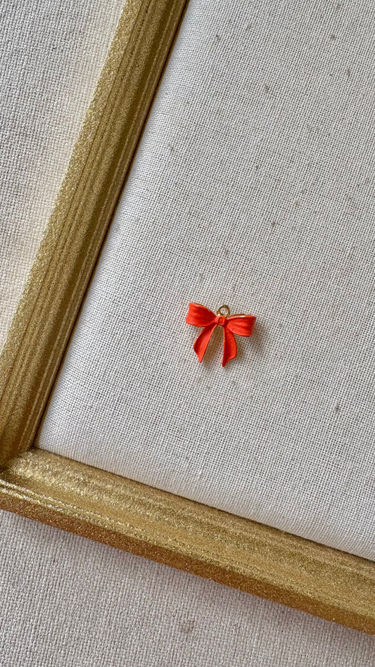 Colored Bow Charm