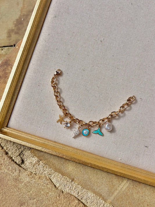 Coastal Glow Charm Bracelet