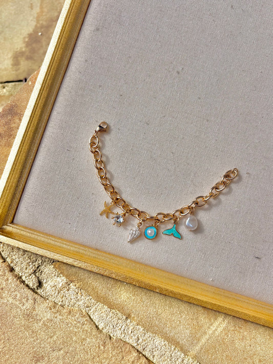 Coastal Glow Charm Bracelet