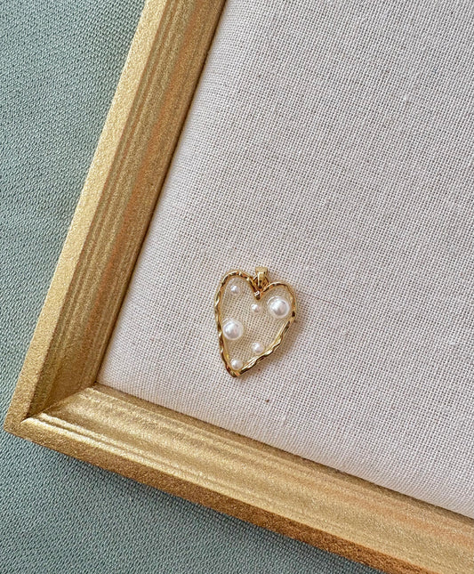 Pearl Heart Pendant