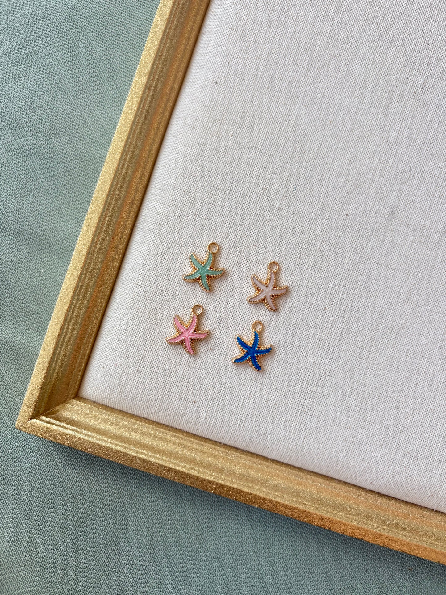 Colored Starfish Charm