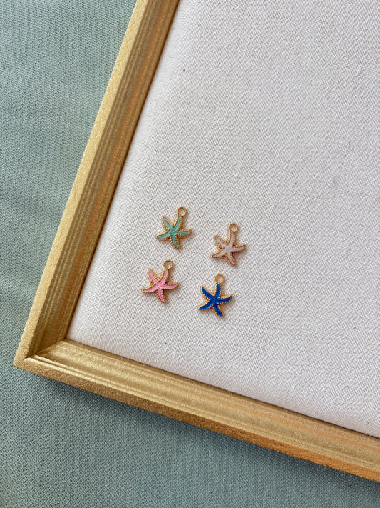 Colored Starfish Charm