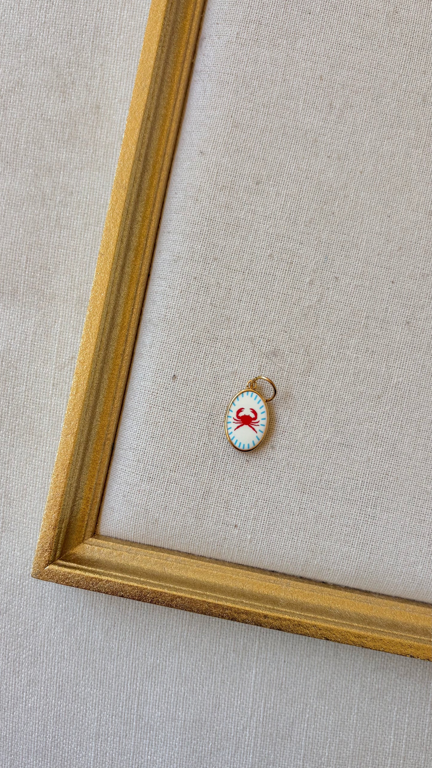 Coastal Crab Charm