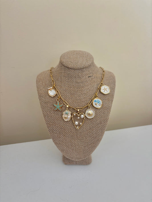 Coastal Heart Necklace
