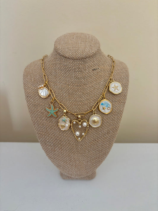 Coastal Heart Necklace