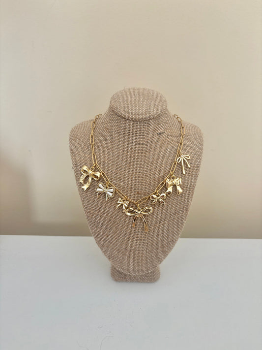 "Bow-tiful" Charm Necklace