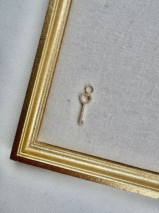 Diamond Key Charm