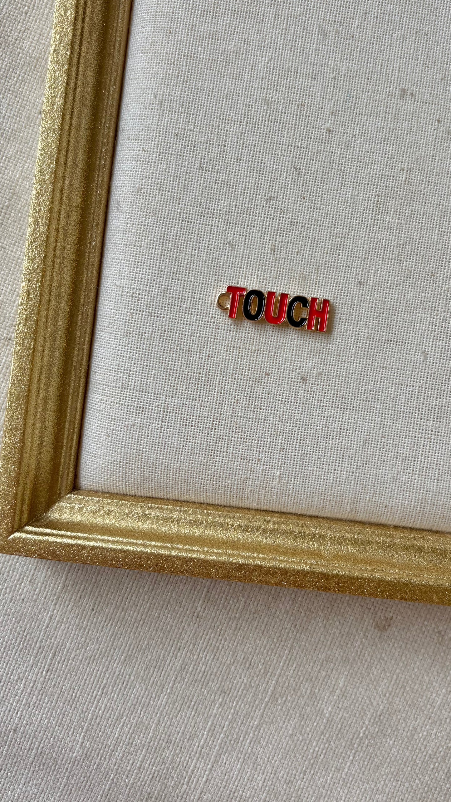 Red and Black Assorted Football Charms
